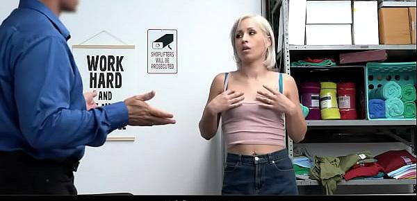  Perky Tits teen Gets an Facial From Mall Officer